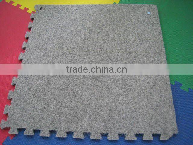 Popular Gym soft carpet top EVA Mat/carpet top eva floor tiles