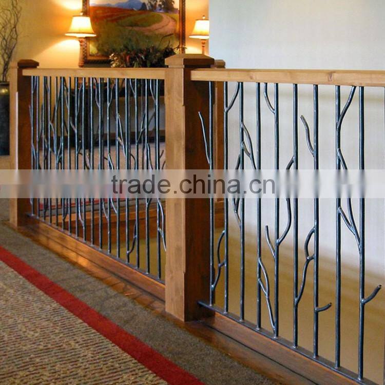 cheap outdoor prefab terrace metal stair railing design