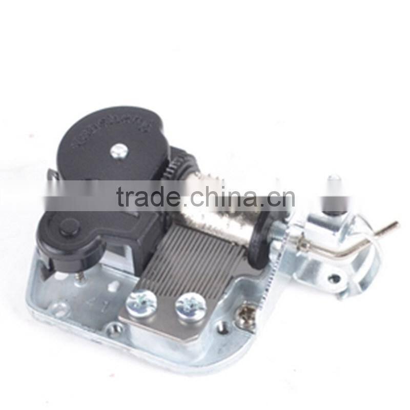 Bidirectional Rotation Wind Up Music Box 18 Note Mechanical Movement