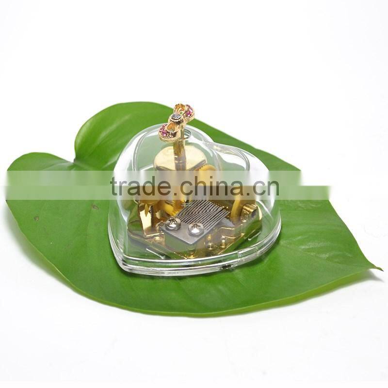 Personalized Printing Crystal Music Box Souvenirs For Wedding favor Party Gifts Music Box