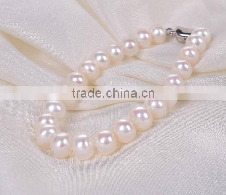Wholesale silver jewelry pearl bracelets for women elastic