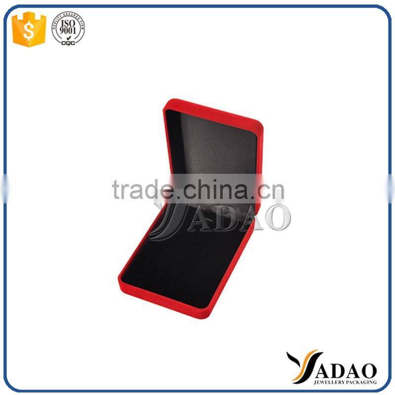 Elegant Design Professional flocking jewelry packing boxes