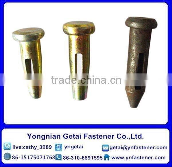 Aluminium Formwork Wedge Pin Stub Pin Grade 8.8 Galvanized
