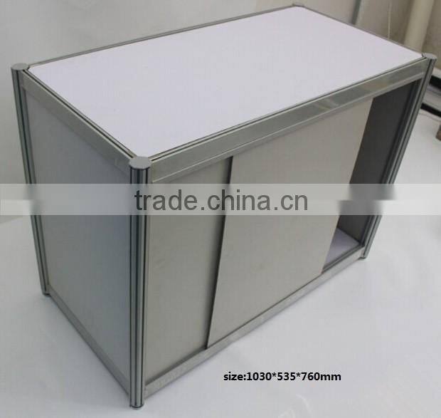Chinese Aluminium Desk For Display and Exhibition Booth Desks and Chairs