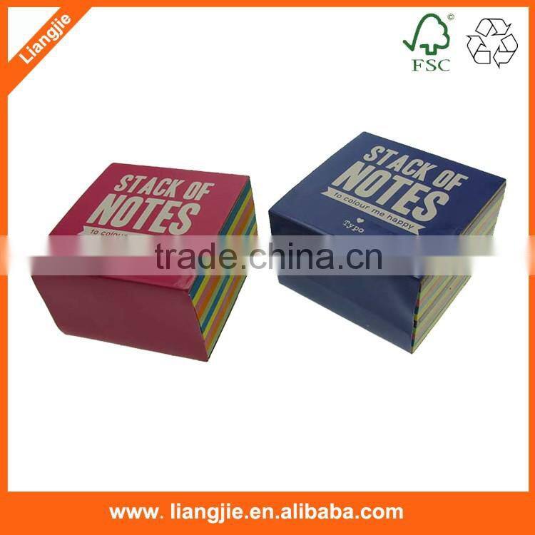 Color Sticky memo pad block paper