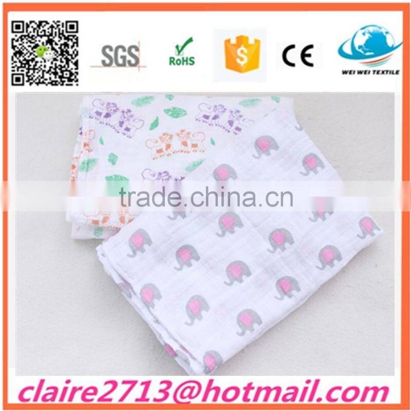 Wholesale Cotton Swaddle Muslin Baby Blanket