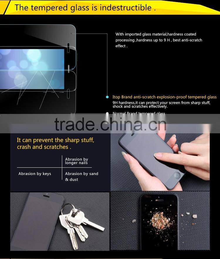 Guangzhou Factory Matte Tempered Glass for Iphone6 with best quality,Rose Gold Tempered Glass