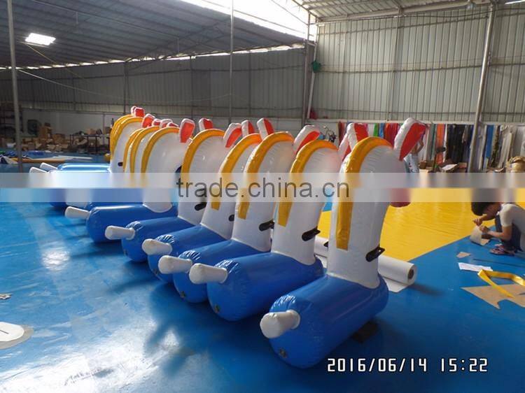 Adults or Children Size Inflatable Derby Horse for Race