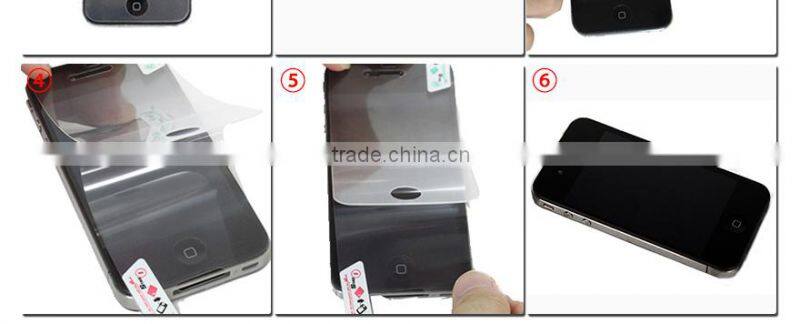 High quality clear screen protector scratch resistant auto aplicator for Huawei Honor 3