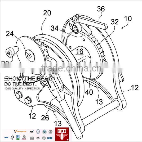 High quality marine double drum hydraulic winch