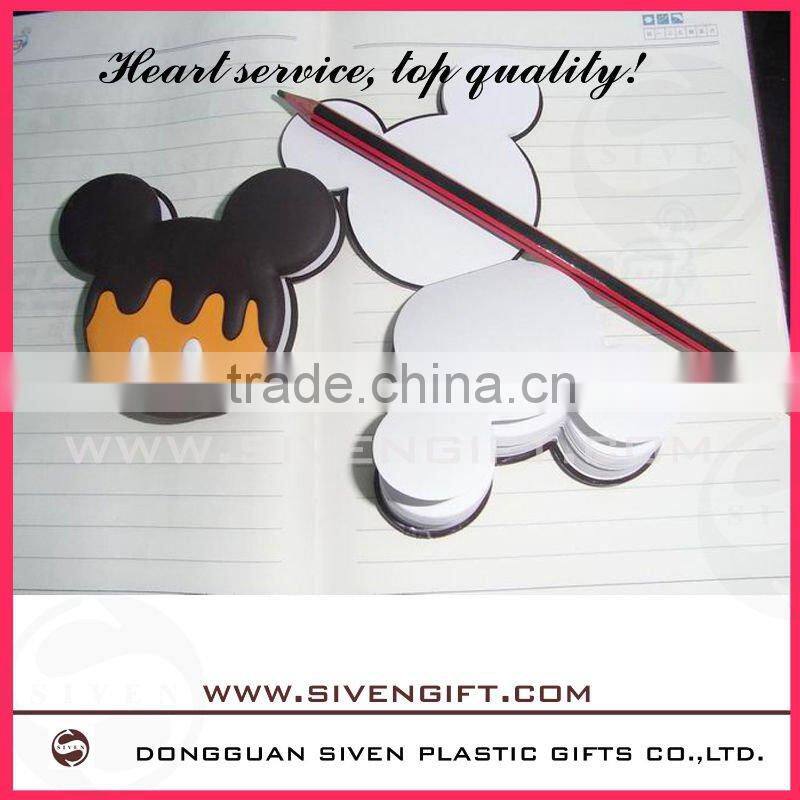 customized mini notebook with pvc cover for promotional gifts