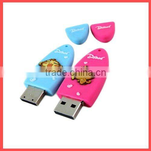 OEM fashion soft pvc usb cap