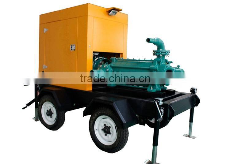 36m3/h multistage diesel engine driven pump for agricultural irrigation