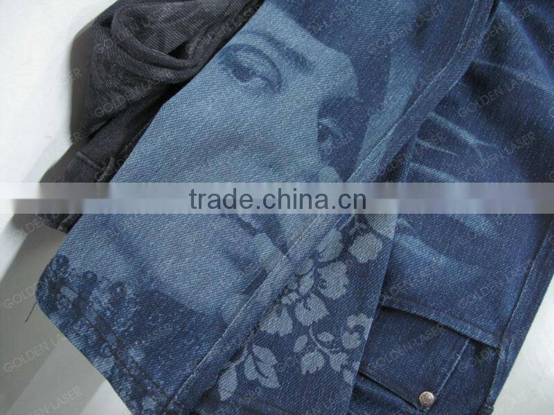 Germany Galvo Head Denim Jeans Laser Engraving Machine