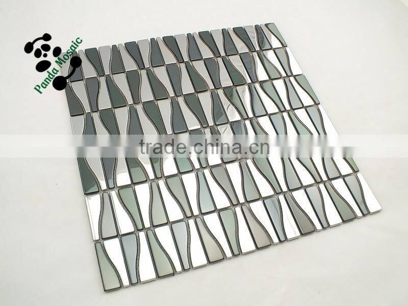 SMT02 Living room wall mosaic Mosaic tile inlay 304 stainless steel mosaics