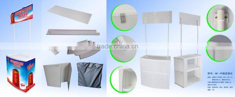 promotion booth sales promotion table plastic promotion desk
