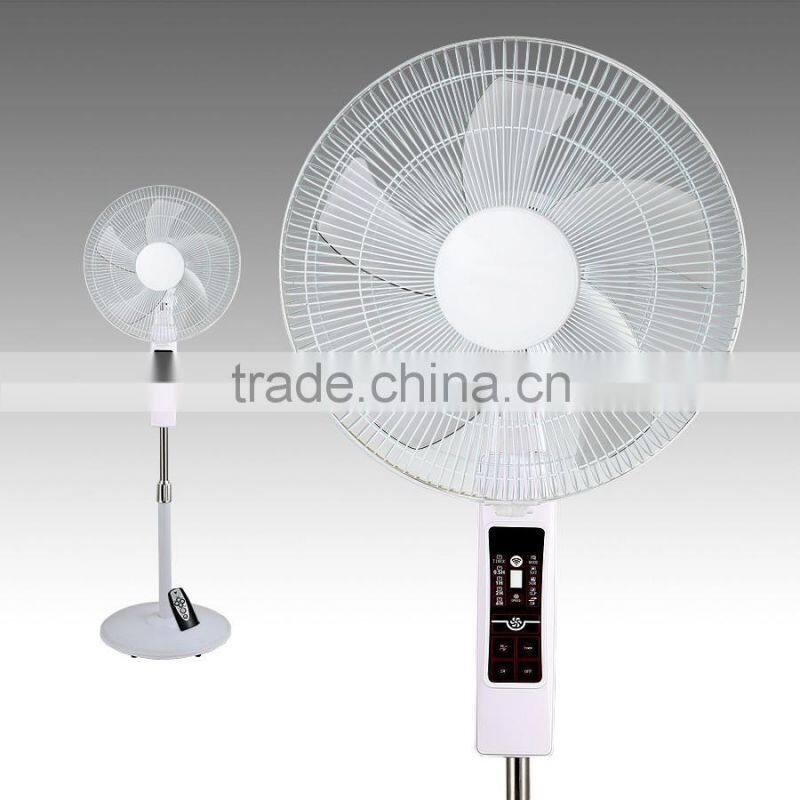 220V ABS stand fan round base electric fan supplier