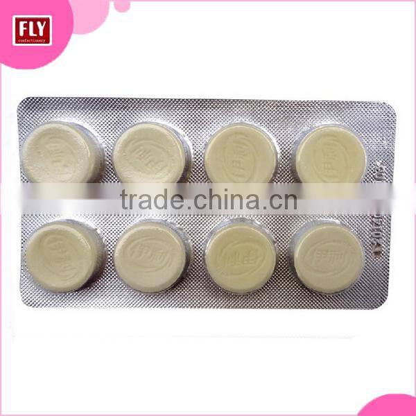 Wholesale Dry Milk Candy Tablet , Compressed Milk Tablet Candy