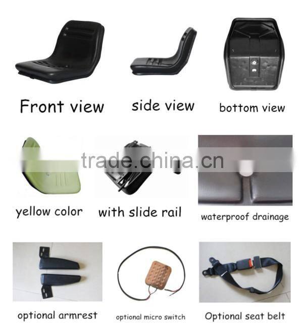 China tractor spare parts tractor seat with PVC cover(YY12)
