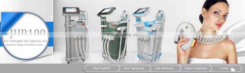 Multifunction Beauty IPL machine/ND yag laser tattoo removal/RF treatment Machine
