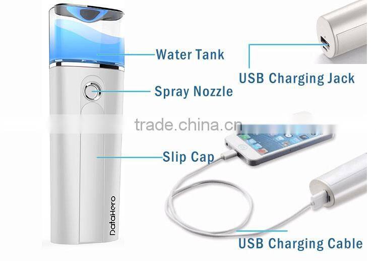 portable facial nano mist blower sprayers with slide cover moisturzing your skin