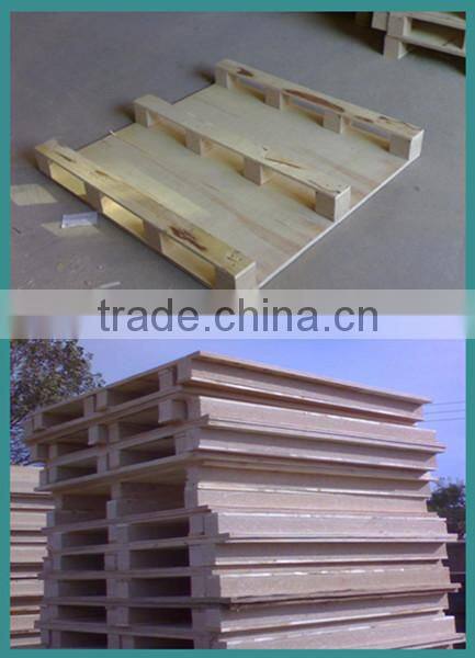 Exported wooden case type top quality hot press sawdust brick making machine