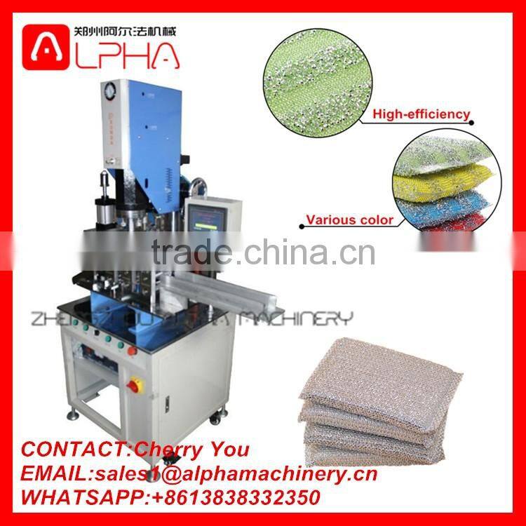 Sponge scrubber pad cutting machine and sponge welding machine for sale