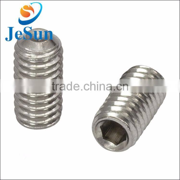 Customized cnc machining parts/ hex socket set screw