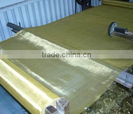 knitted brass screen mesh for filtering
