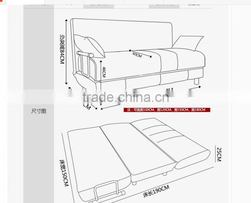 bed room furniture folding sofa bed on sale