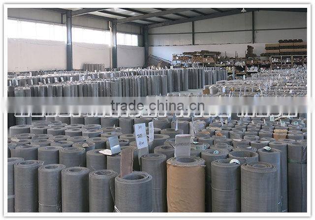 Plain weave stainless steel woven wire mesh