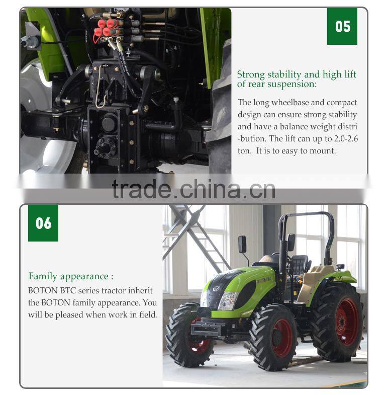 BOTON 2 wheeled working tractor BTC800-01 for 80hp