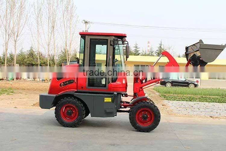 China 800kg ZL08F wheel loader with Yuchai/changchai diesel engine