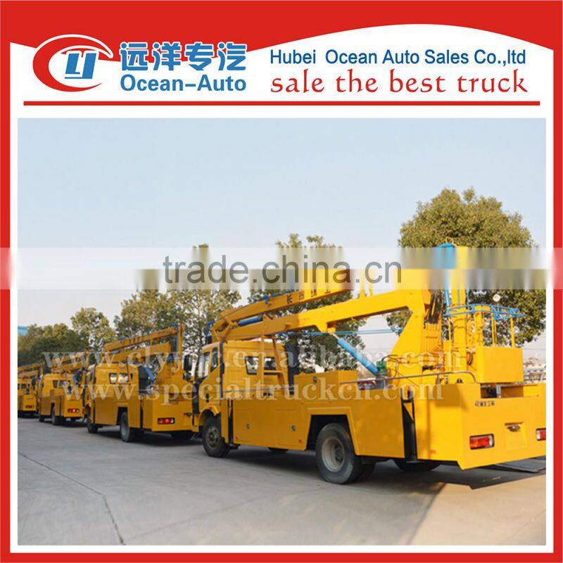 Driving type 4x2 FAW 20 meters aerial platform working truck for sale