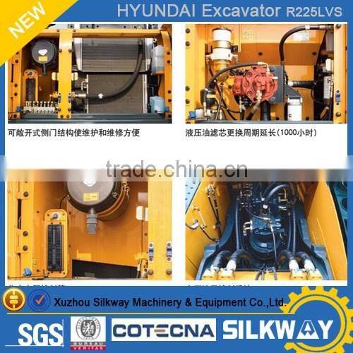 hyundai excavator R225LVS 22Ton Self Weight Digger