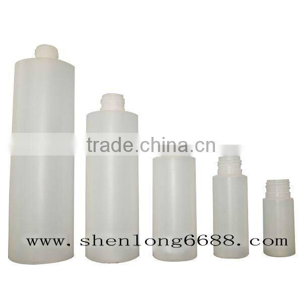 HDPE plastic bottle with cap