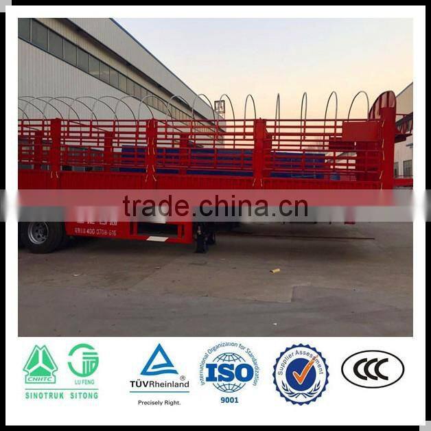 Factory supplier 3 axle van type semi trailer