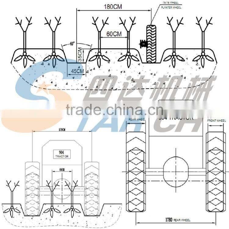 Easy Operate High Efficiency Cassava Planter Machine