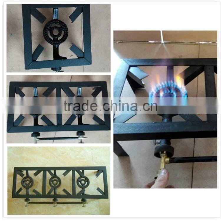 gas stove 3 burner portable cast iron gas stove
