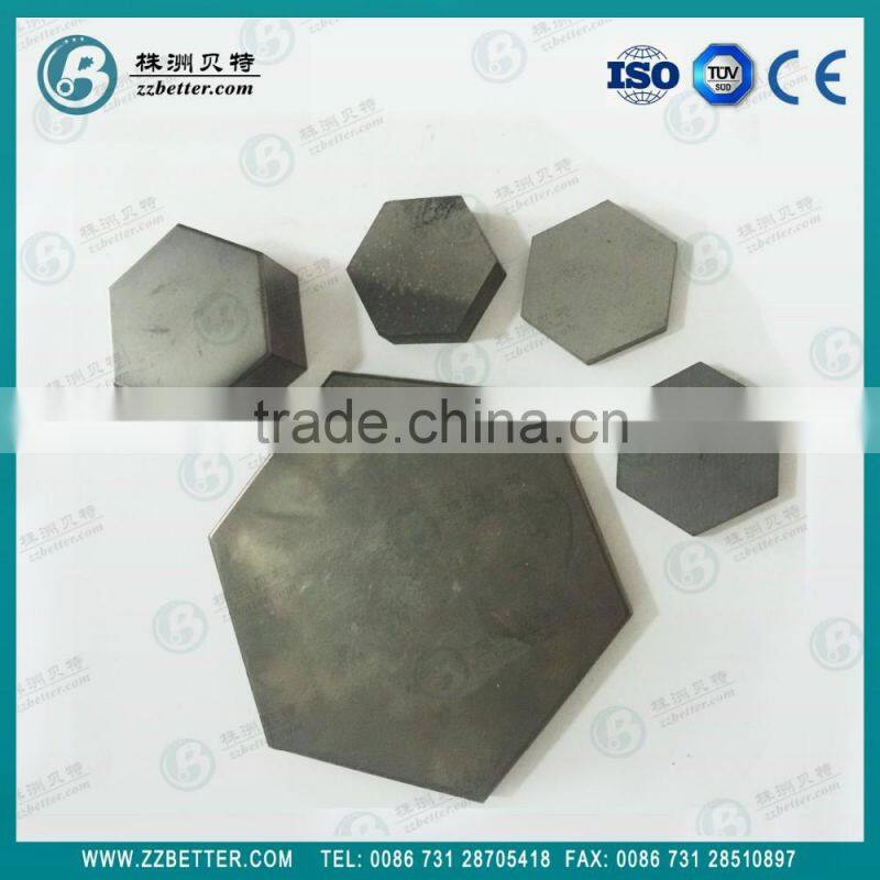 Hexagonal bulletproof prootection plate insert silicon carbide mateiral