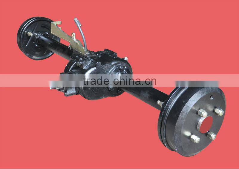 chinese manufacturer tricycle separated rear axle with hydraulic brake