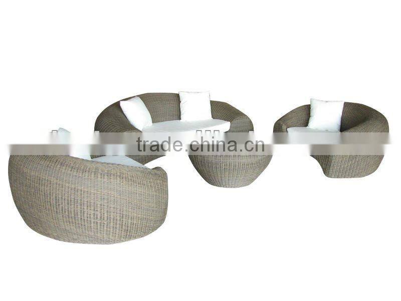 Modern rattan sofa set