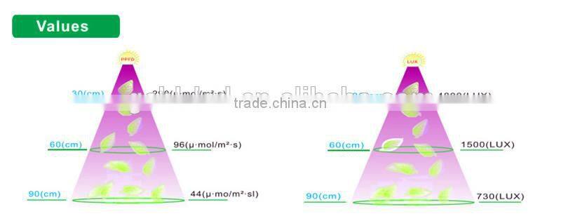 Shenzhen 2016 100w/200w IP65 hydrop grow led greenhouse lights