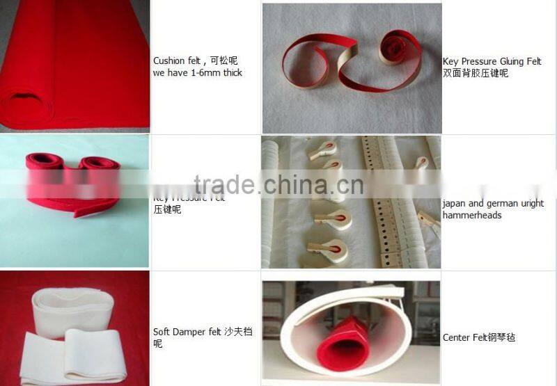 Wool felt upholstery fabric/ wool piano felt strips