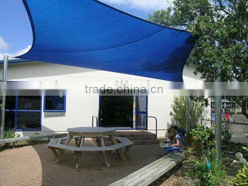 PE plastic anti-UV garden beige sun shade sail
