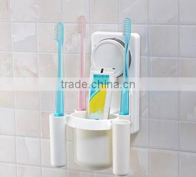 Household Home Wall Plastic Toothpaste And Toothbrush Holder