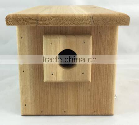 Cheap unfinished new Sparrow Colony Nest Box FSC wholesale