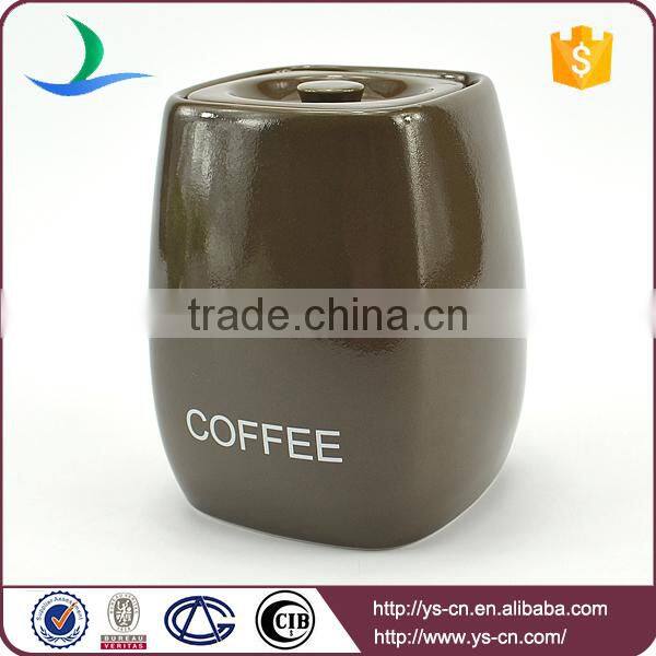 Wholesale ceramic coffee jars storage container