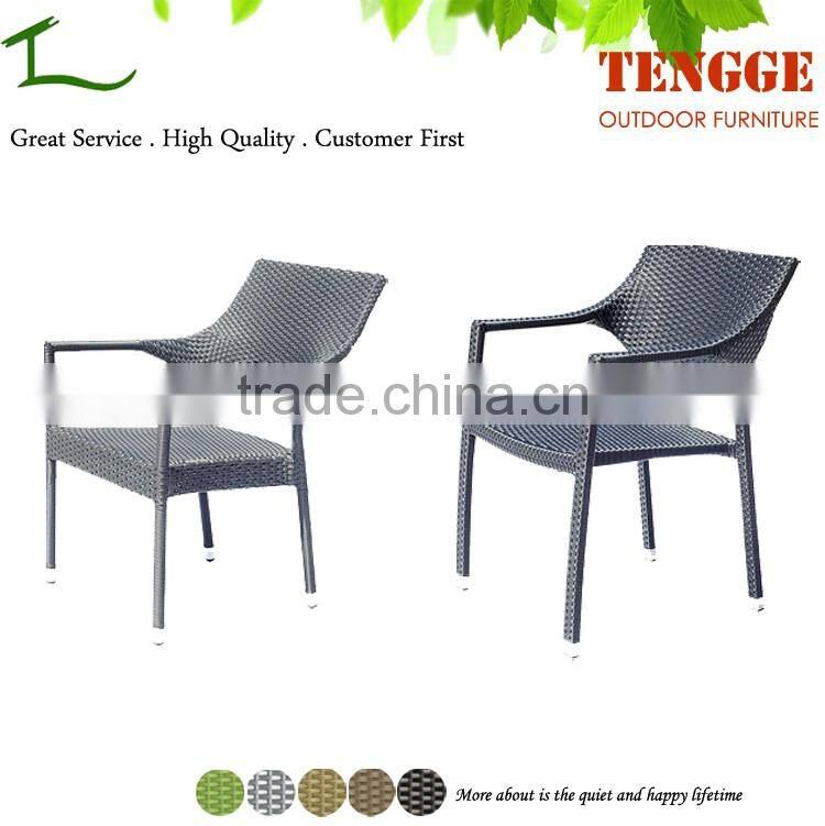 Best Selling All Weather Stackable Rattan Garden Chair