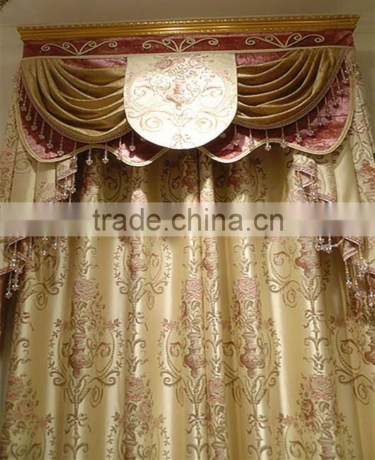New Fancy High Quality Embroidery Window Curtains/ Decorated Living Room Curtain